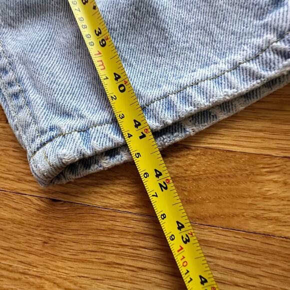 LEE VINTAGE x Womens Light Wash Faded Denim Mom Jeans Size 32" waist 80s 90s - Picture 6 of 8